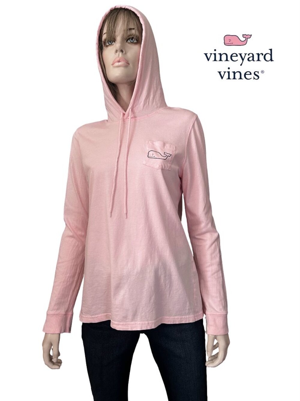 Vineyard Vines Pullover T-Shirt Tee Tank Top Hoodie Long Long Sleeve Pink Sleeve